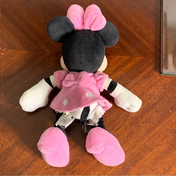 The Disney Store Minnie and Mickey Mouse Beanie Plushie Stuffed Animals - Picture 7 of 10